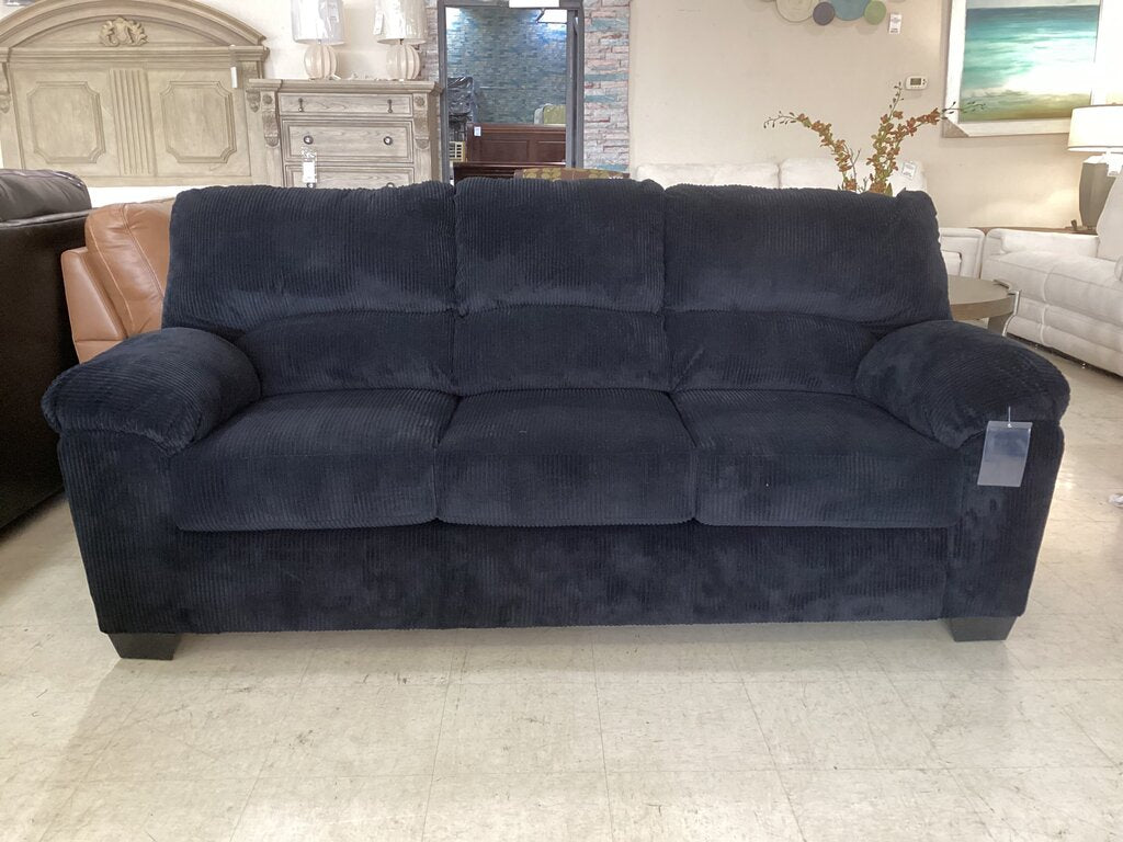 86096 - Ashley SimpleJoy Onyx Black Sofa 83x38x40