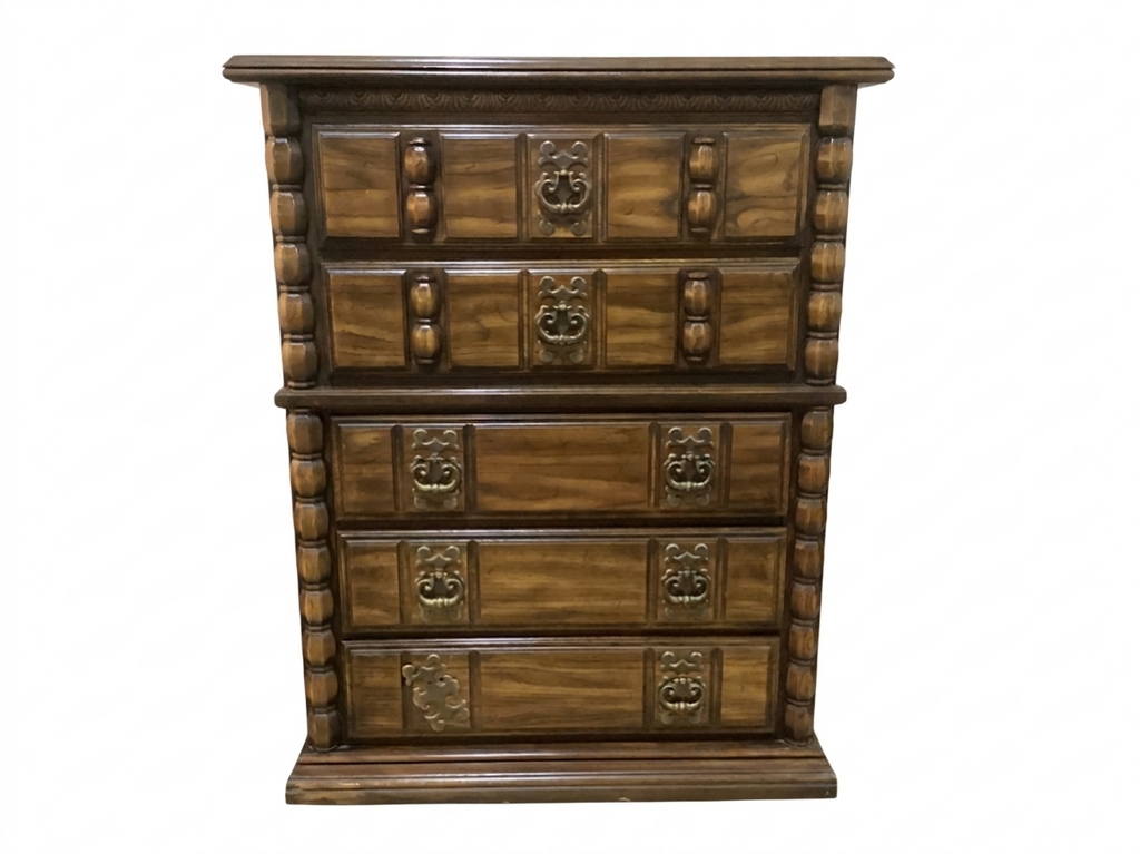 86121 Vintage Wood Chest 38x18x49