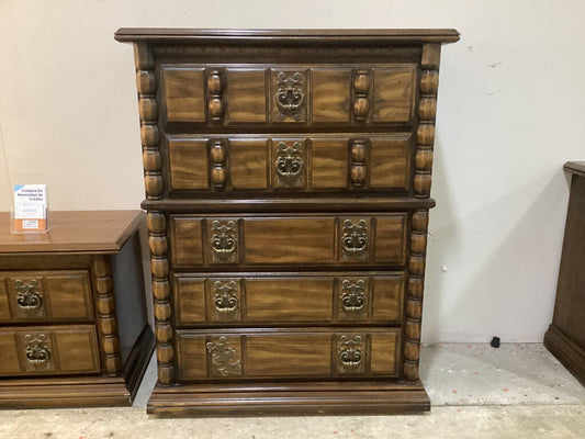 86121 Vintage Wood Chest 38x18x49