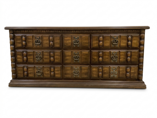 86122 Vintage Wood Dresser 70x18x32