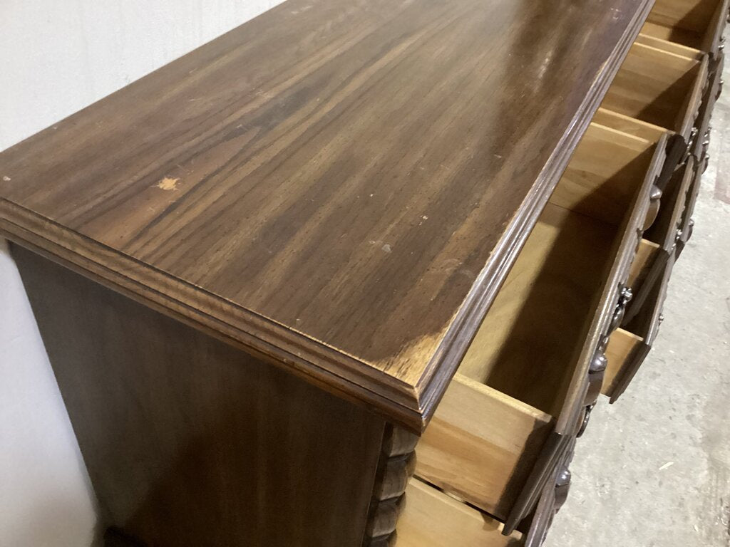 86122 Vintage Wood Dresser 70x18x32