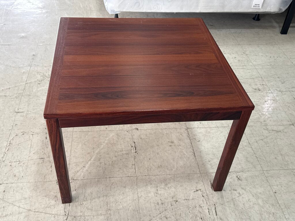 83664-A - Danish Modern Rosewood Occasional Table 28x28x20