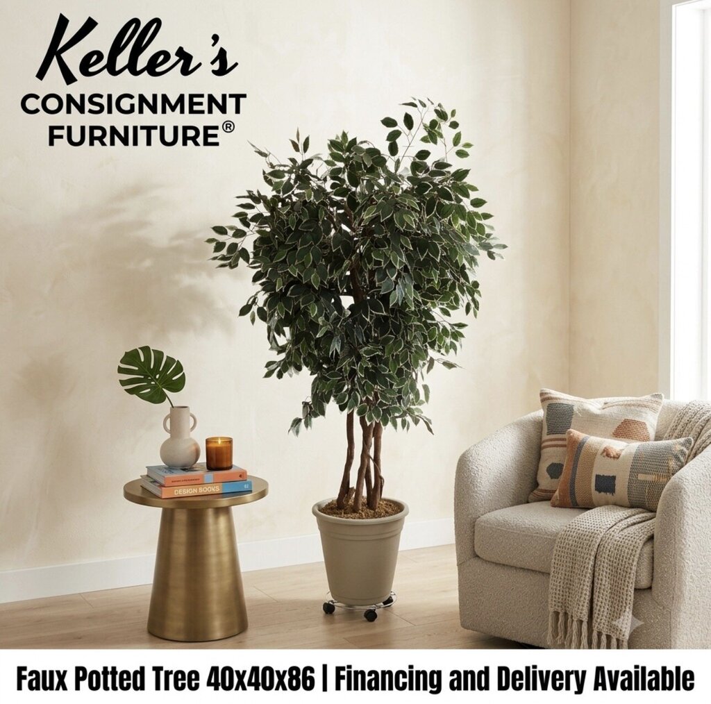 83690 - Faux Potted Tree 40x40x86