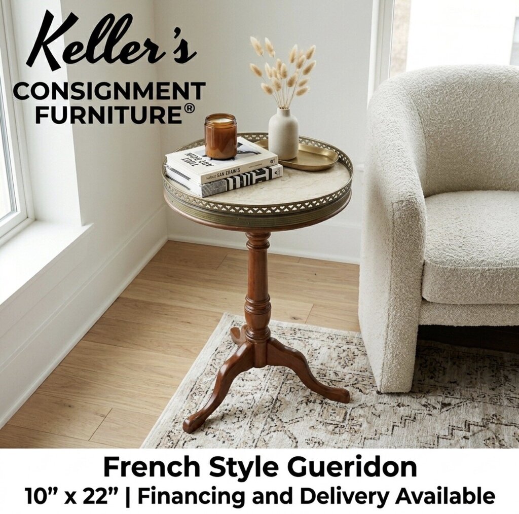 85843 - French Style Gueridon 14x22