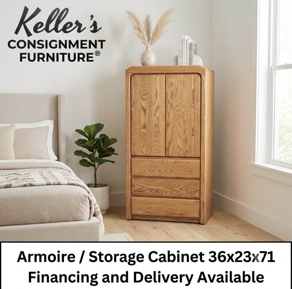 86016 - TV Armoire Storage Cabinet / Drawers 36x23x71