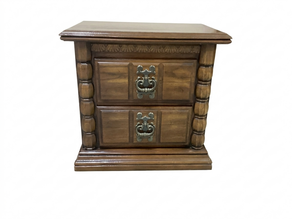 86120 - Vintage Wood Nightstand 24x16x24