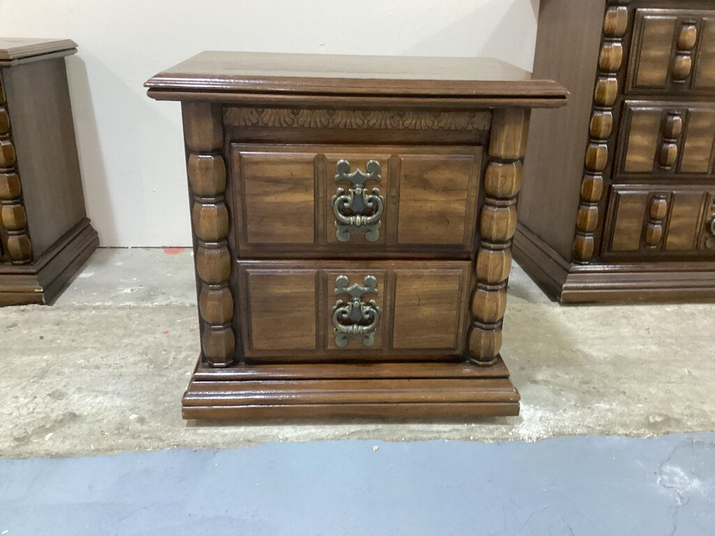 86120 - Vintage Wood Nightstand 24x16x24