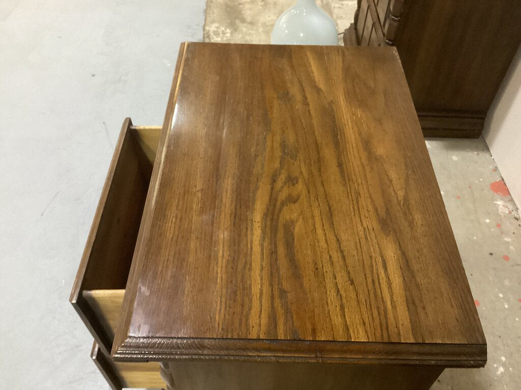 86120 - Vintage Wood Nightstand 24x16x24