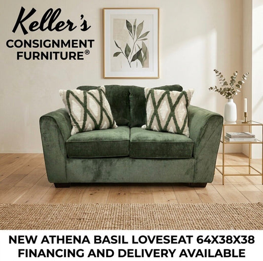 Athena Basil NEW Loveseat 64x38x38 (4302)