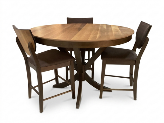 86136 Marina Round Counter Height 4pc Dining Set 53x37