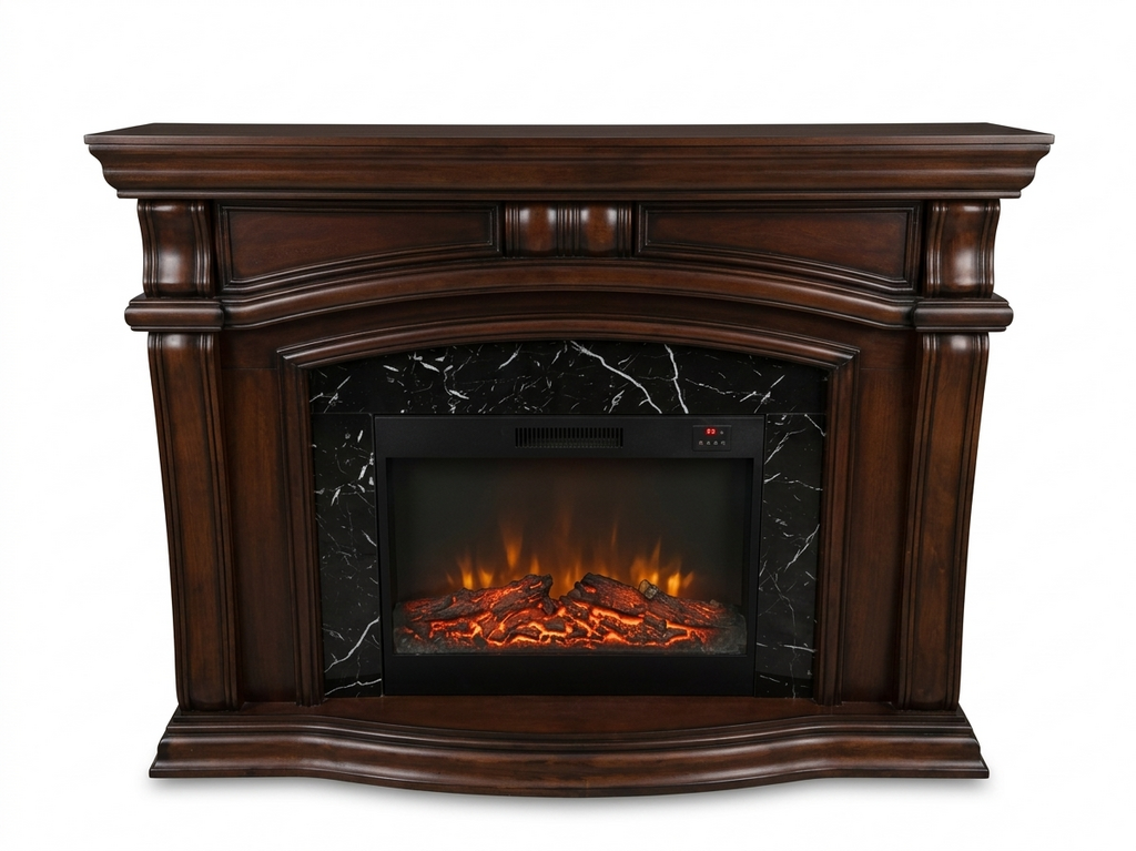 86067 Electric Fireplace 62x16x48