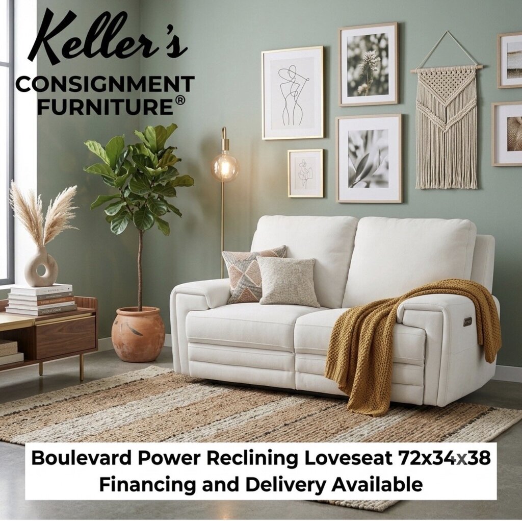 85860 - Boulevard Power Reclining Loveseat 72x34x38