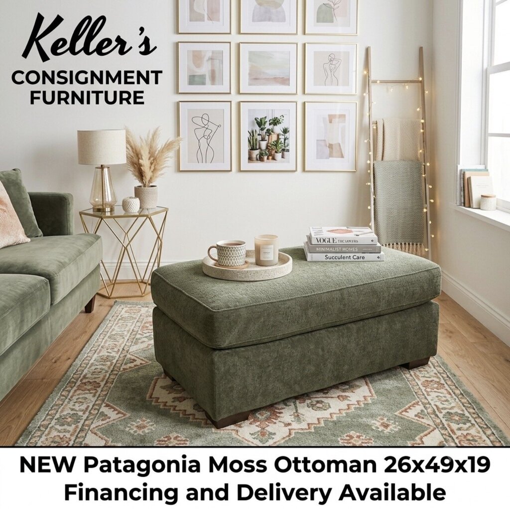 Patagonia Moss NEW Ottoman 26x49x19