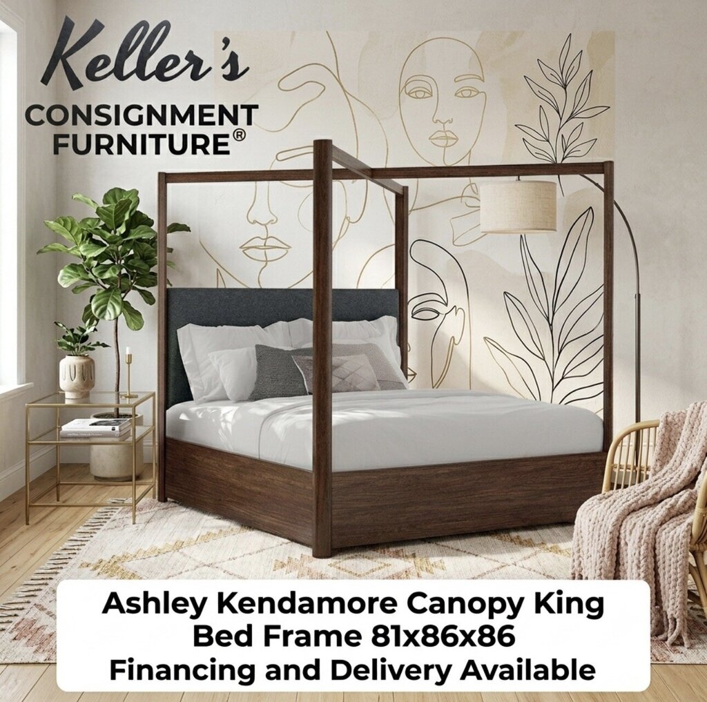 85620 - Ashley Kendamor Canopy King Bed Frame 81x86x86