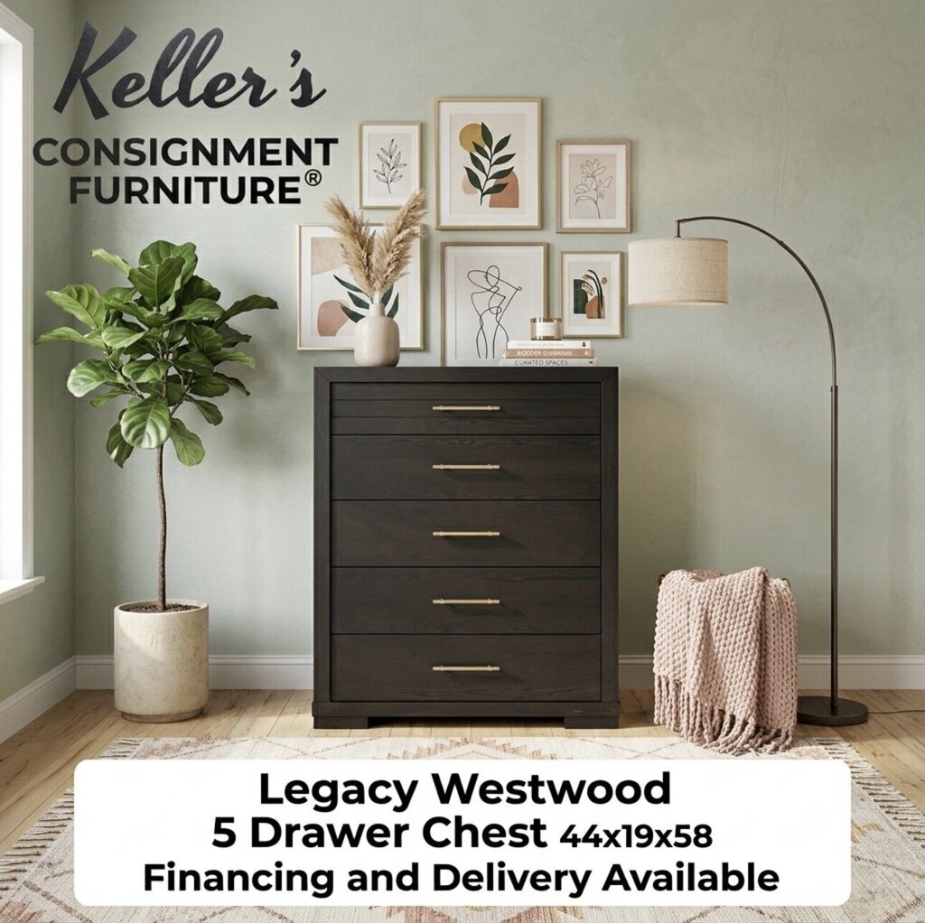 85641 (8538-3) Legacy Westwood 5 Drawer Chest 44x19x58