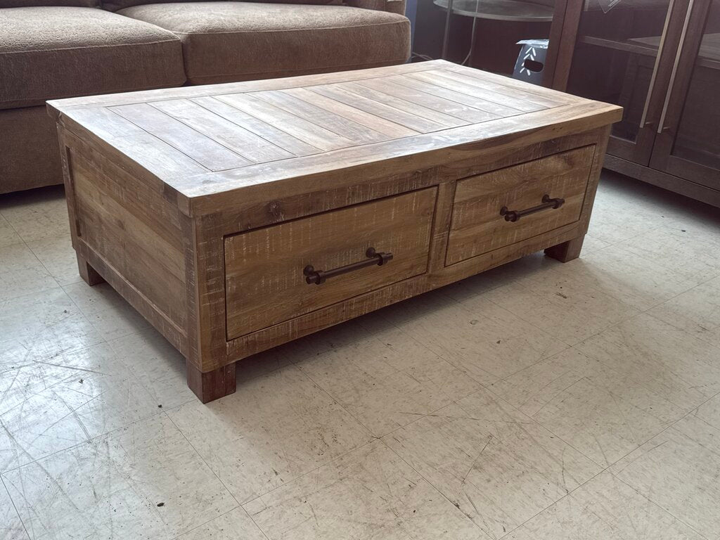85919 - Ashley Ryandale Brown Cocktail Table w/Storage 52x28x15