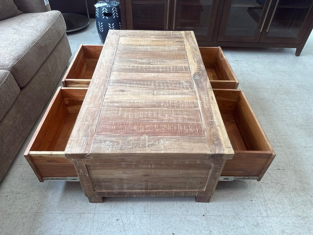85919 - Ashley Ryandale Brown Cocktail Table w/Storage 52x28x15