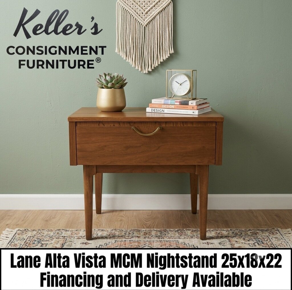 86167 - Lane MCM Nightstand 25x18x22