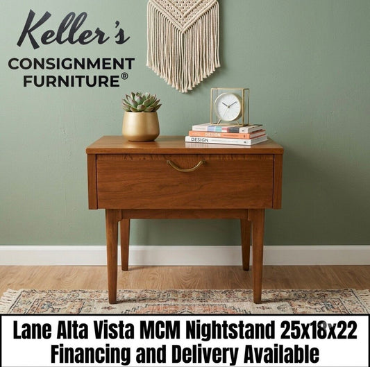 86167 - Lane Alta Vista MCM Nightstand 25x18x22