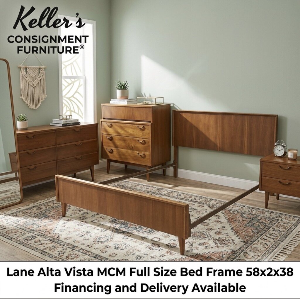 86166 - Lane MCM Full Size Bed Frame 58x2x38