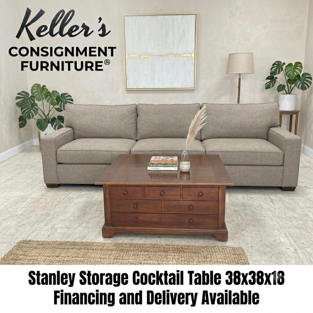 86163 - Stanley Storage Cocktail Table 38x38x18
