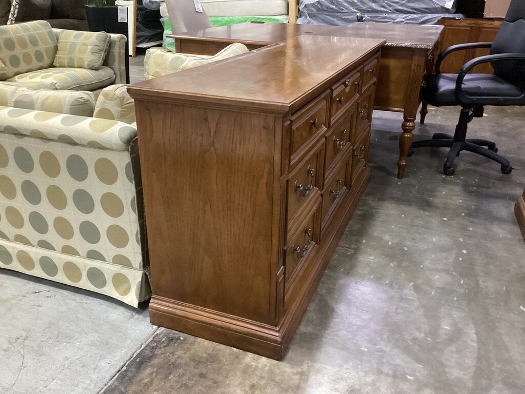 86183 Thomasville Traditional 9 Drawer Dresser 66x19x32