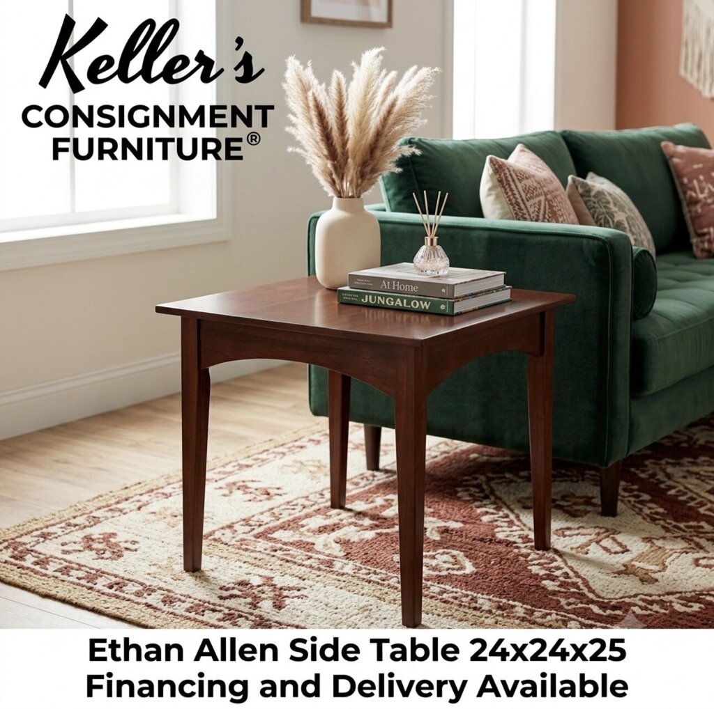 86165 - Ethan Allen Side Table 24x24x24
