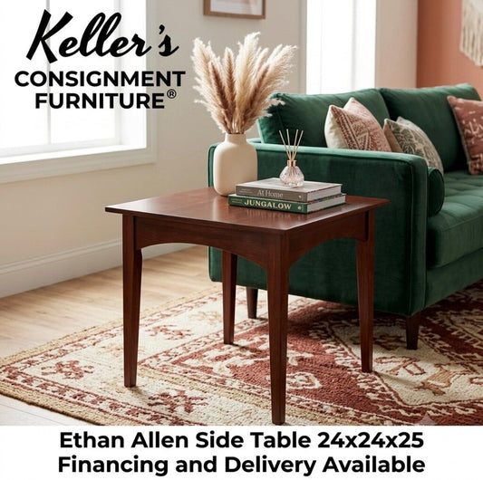 86165 - Ethan Allen Side Table 24x24x24