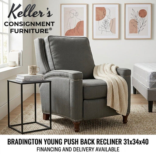 86180 Bradington Young Push Back Recliner 31x34x40