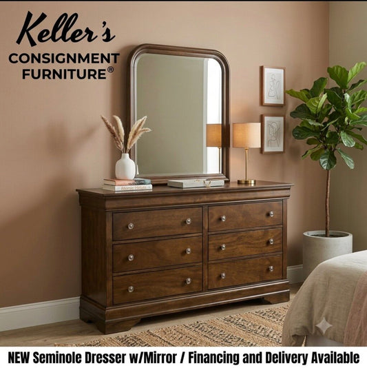Seminole NEW Dresser w/Mirror (129394-395)