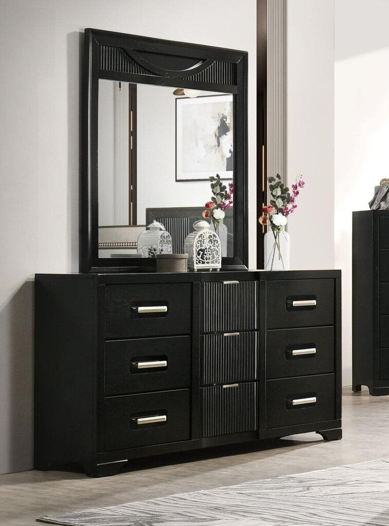 Alexis NEW Dresser w/Mirror 62x17x35/90 (FBDSRA-0165A)