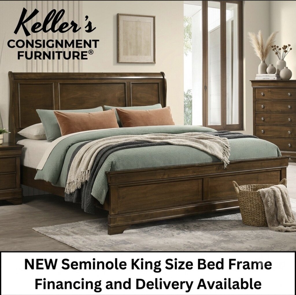 Seminole NEW King Bed Frame 81x88x55 (129341/333)