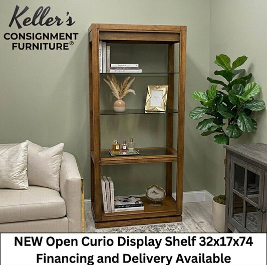 86174 - Open Curio Display Shelf 32x17x74