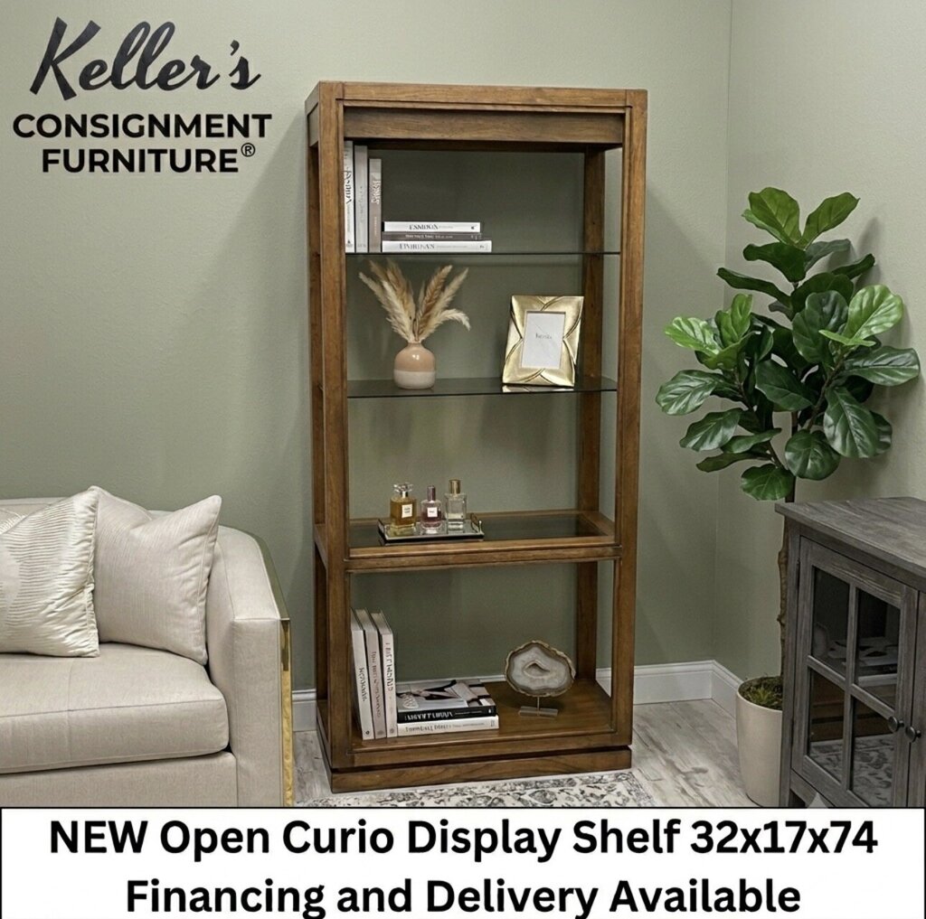 86174 - Open Curio Display Shelf 32x17x74