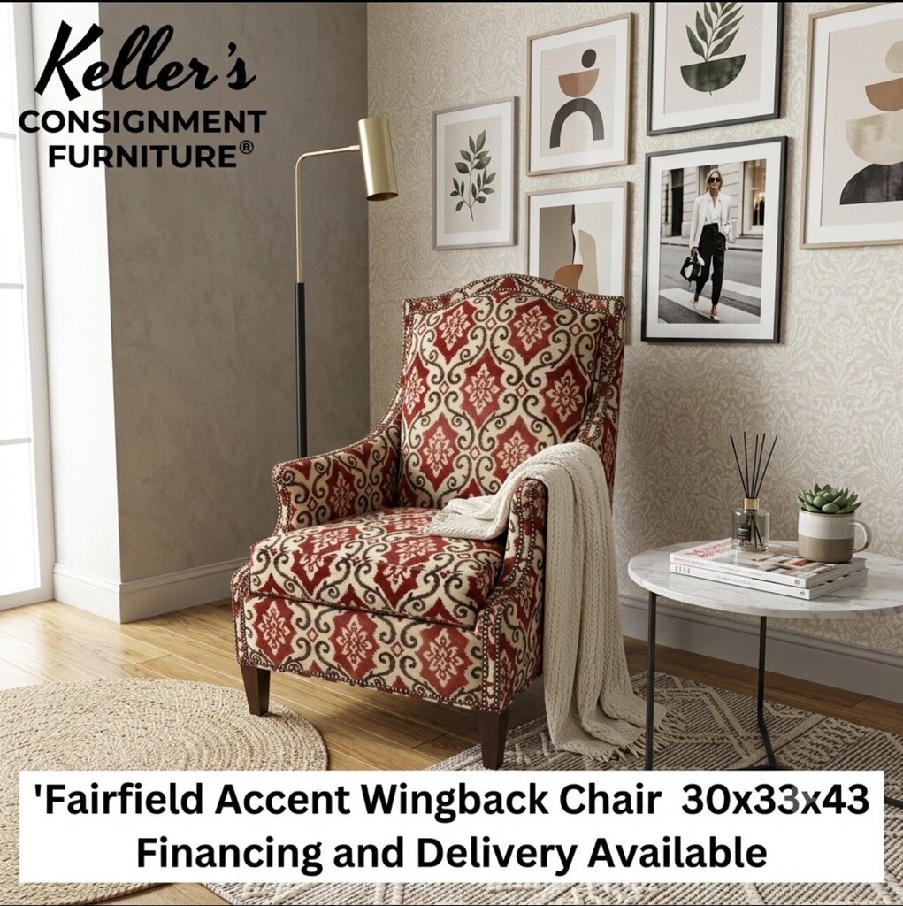 85752 - Fairfield Accent Chair Wingback 30x33x43