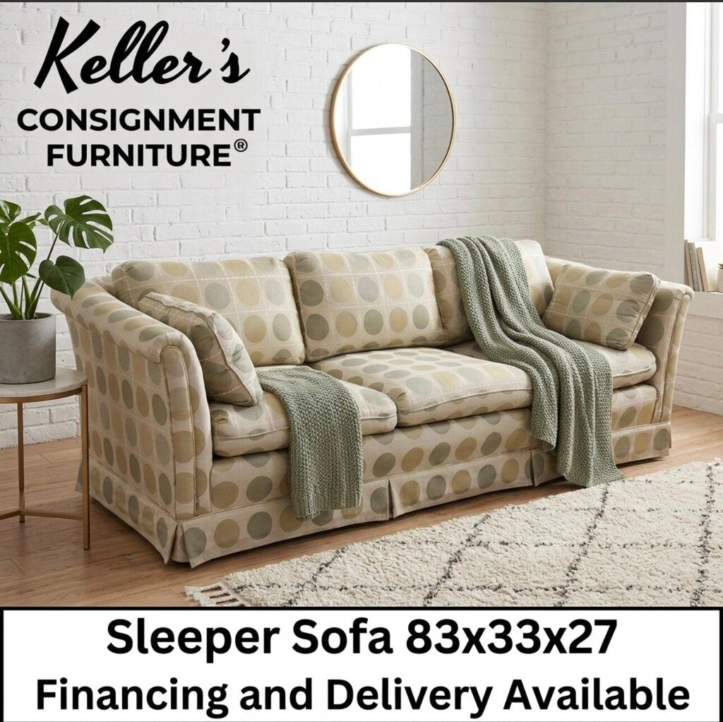85647 - Reupholstered Sleeper Sofa 83x33x27
