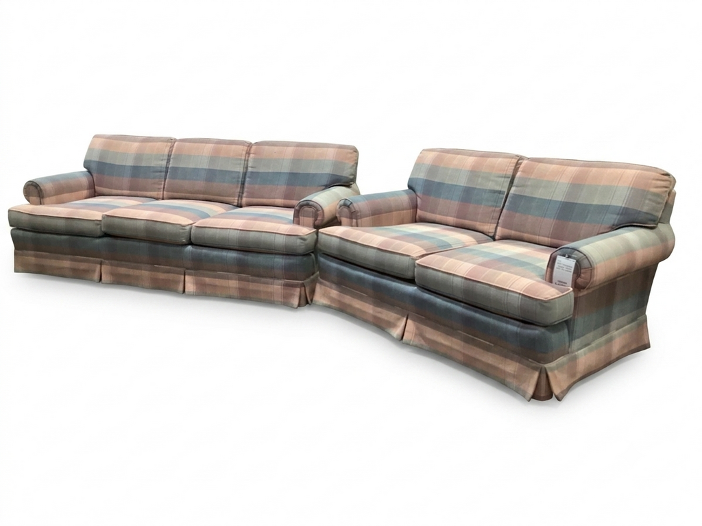 86177 Henredon Vintage Pastel Sofa & Loveseat 85/61x36x33