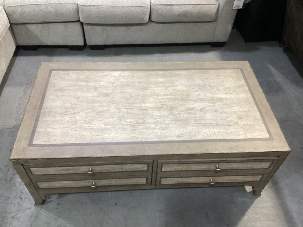 86209 Hooker Piazza Rectangle Cocktail Table 52x28x19