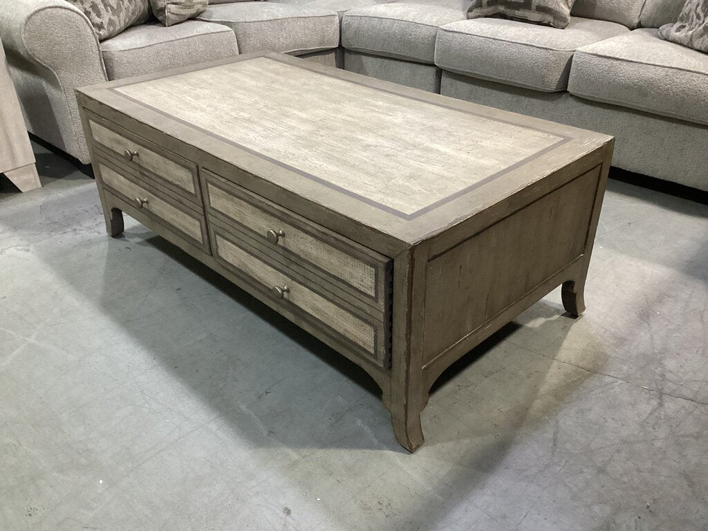 86209 Hooker Piazza Rectangle Cocktail Table 52x28x19
