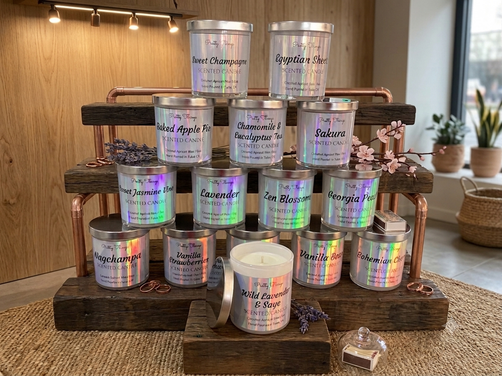 86216 Natural Coconut Apricot Wax Candle 8oz