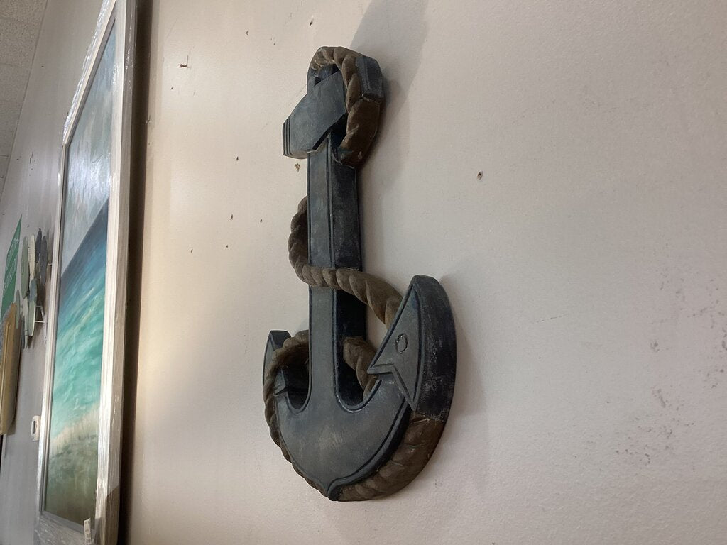 86226 Rustic Wood Wall Anchor 11x2x17