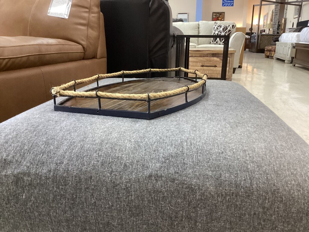 86225 Wood Planked Boat Tray 15x27x2