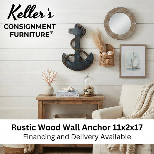 86226 - Rustic Wood Wall Anchor 11x2x17