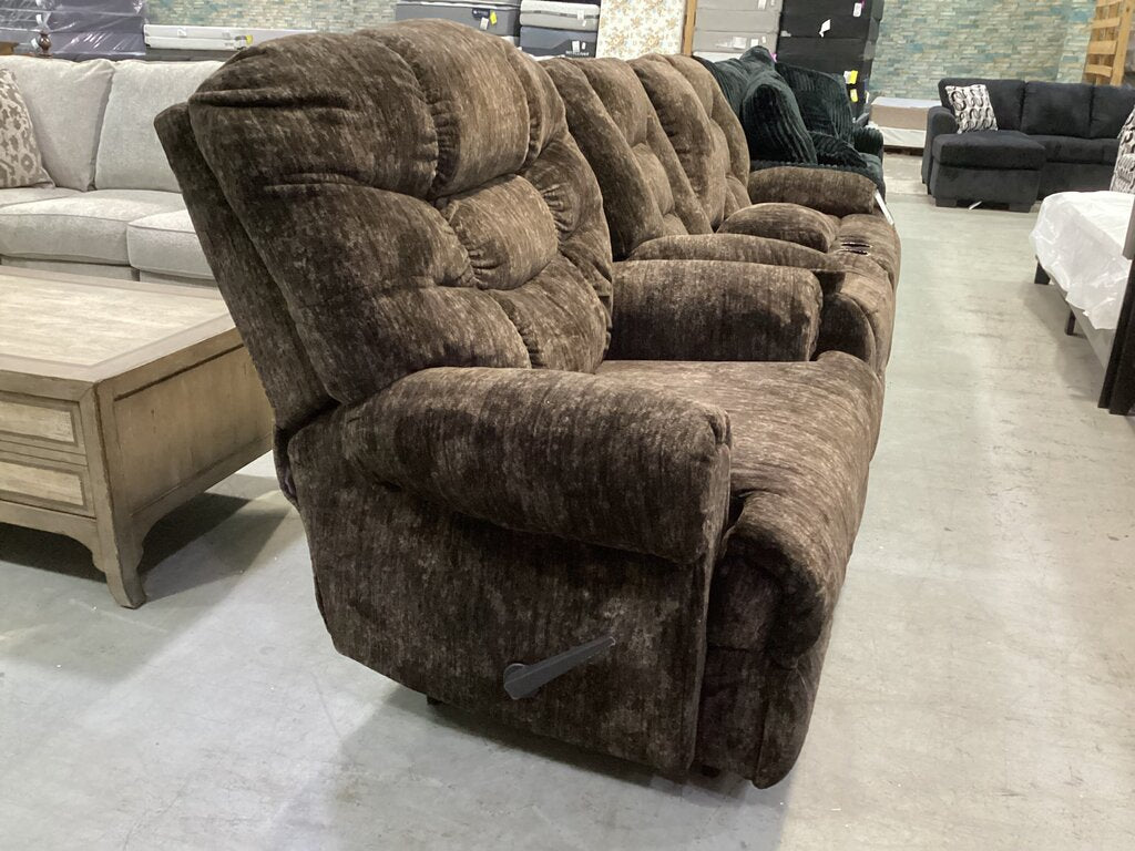 86269 Ashley Movie Man Chocolate Recliner 45x36x44