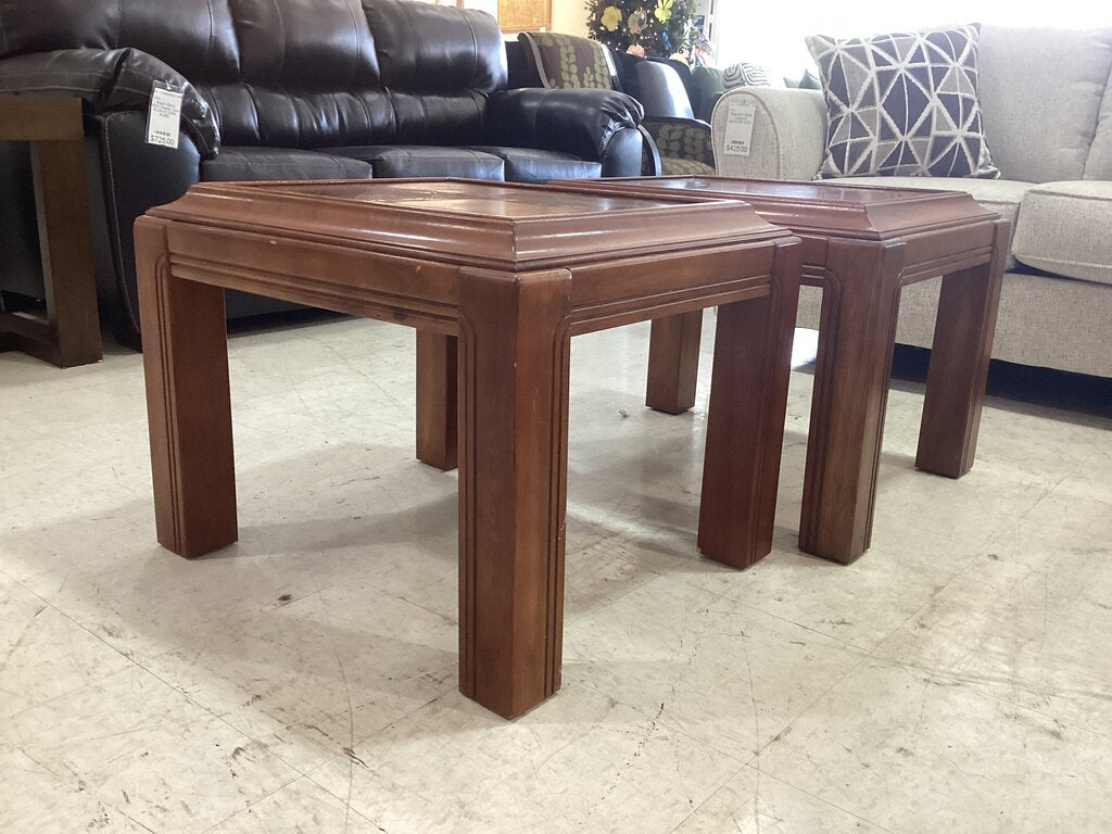 86279 Ming-Style Pair of End Tables 23x27x21
