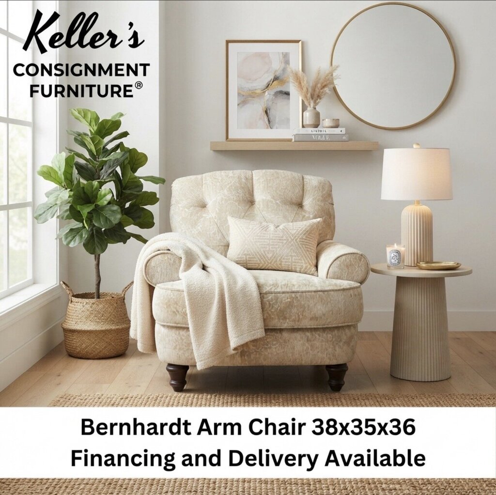 86272 - Bernhardt Arm Chair 38x35x36