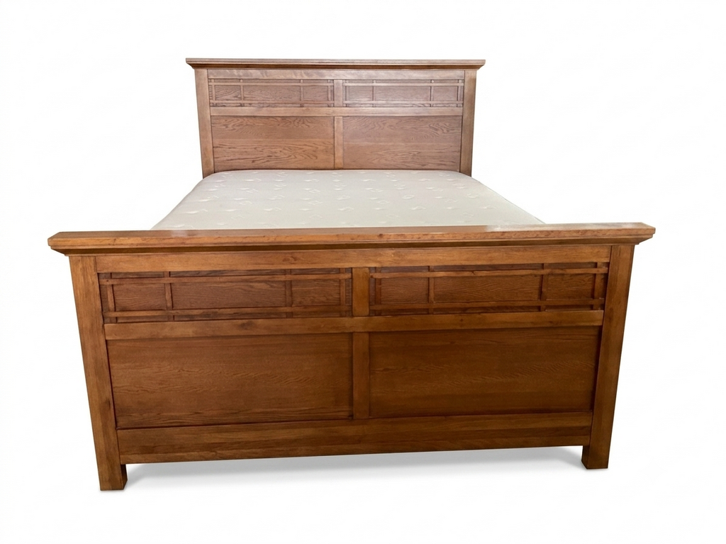 86273 Mission Style Queen Bed Frame 67x88x52