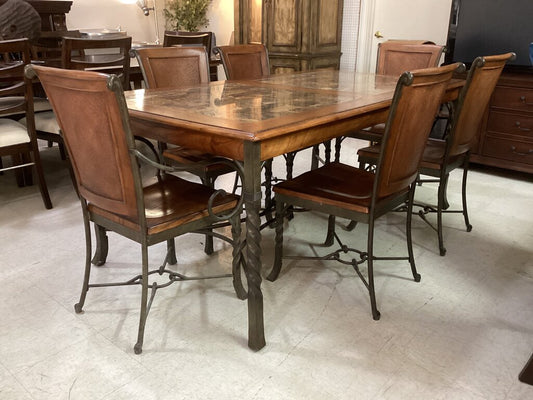 86287 Riverside Camden 7pc Dining Set 40x72x30