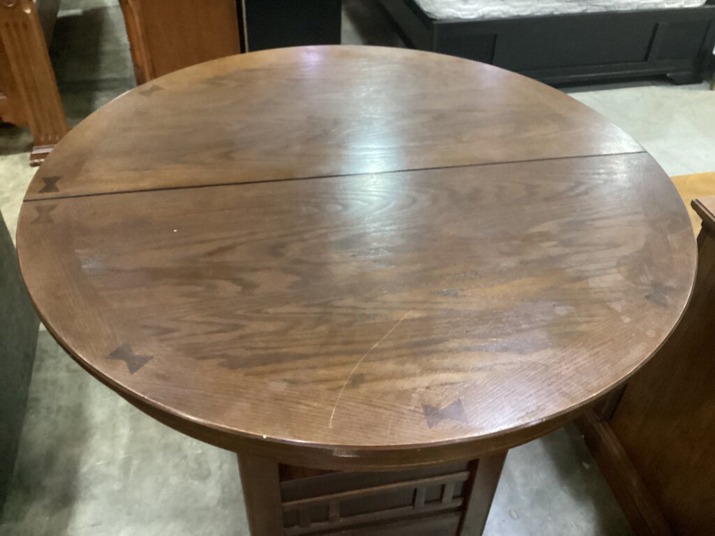 86283 Round Counter Height Dining Table 42x42x36