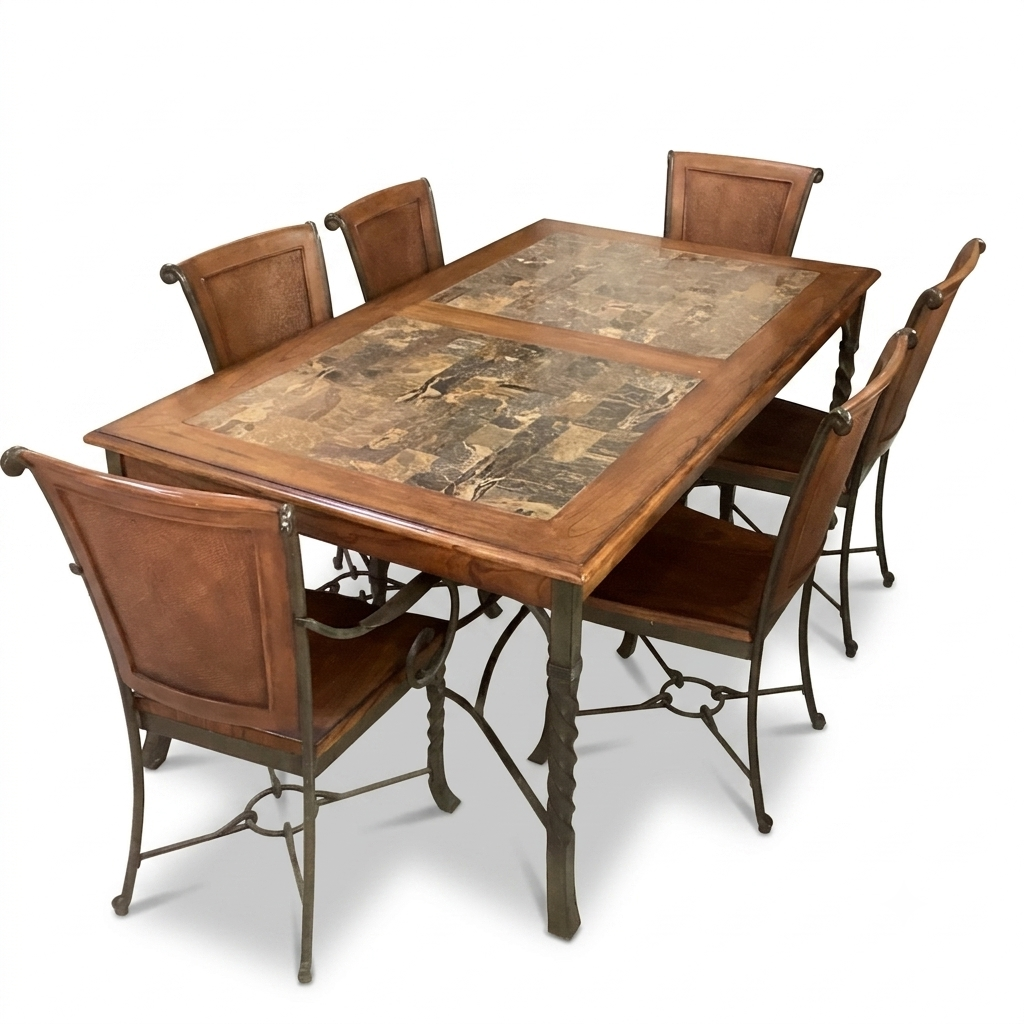 86287 Riverside Camden 7pc Dining Set 40x72x30